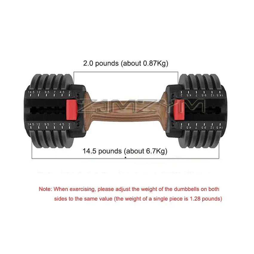 Adjustable Dumbbell Set for Home Fitness Equipment