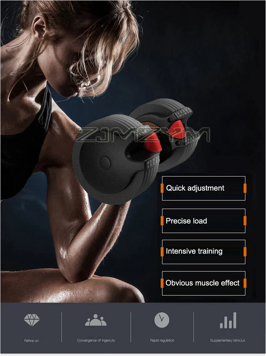 Adjustable Dumbbell Set for Home Fitness Equipment